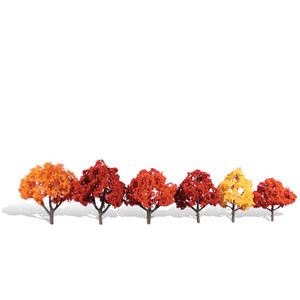 Woodland Scenics - Classics Tree, Harvest Blaze 3-5 (6) - TR3541 Woodland Scenics - Classics Tree, Harvest Blaze 3-5 (6) - TR3541