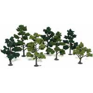 Woodland Scenics - Deciduous Tree Kit, Large (7) - TR1103 Woodland Scenics - Deciduous Tree Kit, Large (7) - TR1103