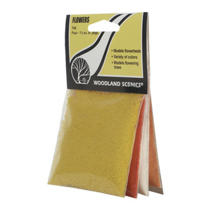 Woodland Scenics - Flower Bag, 4-color/1.5 Cu. In. - T48