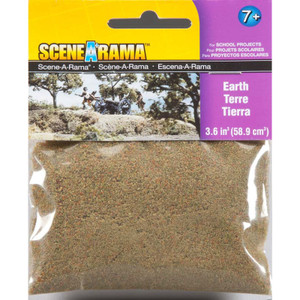 Woodland Scenics - Scene-a-rama Scenery Bags, Earth 2oz - SP4181 Woodland Scenics - Scene-a-rama Scenery Bags, Earth 2oz - SP4181