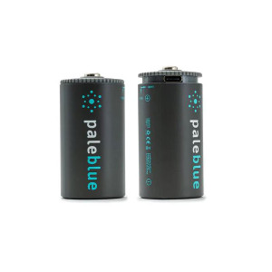 Pale Blue Earth - Pale Blue Lithium Ion Rechargeable D Batteries 2pk - PBDC Pale Blue Earth - Pale Blue Lithium Ion Rechargeable D Batteries 2pk - PBDC