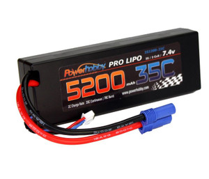 Power Hobby - 5200mAh 7.4V 2S 35C LiPo Battery with Hardwired EC5 - 2S520035CEC5HCS Power Hobby - 5200mAh 7.4V 2S 35C LiPo Battery with Hardwired EC5 - 2S520035CEC5HCS