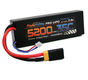 Power Hobby - 5200mAh 7.4V 2S 35C LiPo Battery with Hardwired XT60 - 2S520035CXT60APT Power Hobby - 5200mAh 7.4V 2S 35C LiPo Battery with Hardwired XT60 - 2S520035CXT60APT