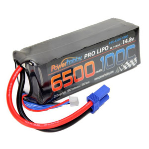 Power Hobby - 4S 14.8V 6500mAh 100C Lipo Battery w EC5 Plug Soft Case - 4S6500100CEC5 Power Hobby - 4S 14.8V 6500mAh 100C Lipo Battery w EC5 Plug Soft Case - 4S6500100CEC5