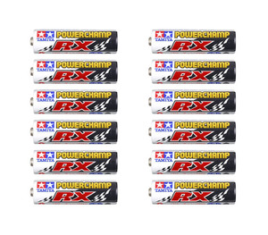 Tamiya - Powerchamp RX AA Alkaline Batteries (12 Pack) - 55120 Tamiya - Powerchamp RX AA Alkaline Batteries (12 Pack) - 55120