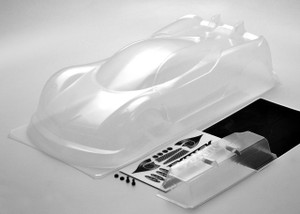 Exotek Racing - P1-Z 1/10 USGT Race Body, Clear Lexan w/ Wing - 1947 Exotek Racing - P1-Z 1/10 USGT Race Body, Clear Lexan w/ Wing - 1947