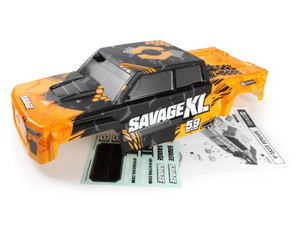 HPI Racing - GTXL-6 Kingcab Painted Truck Body (Orange/Black) - 160107 HPI Racing - GTXL-6 Kingcab Painted Truck Body (Orange/Black) - 160107