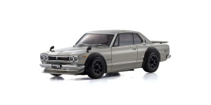 Kyosho - ASC MA-020 Nissan Skyline 2000GT-R (KPGC10) Body, Silver - MZP466S Kyosho - ASC MA-020 Nissan Skyline 2000GT-R (KPGC10) Body, Silver - MZP466S