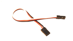 Racers Edge - 6" (152mm) universal extension lead 22AWG -Male - 1651