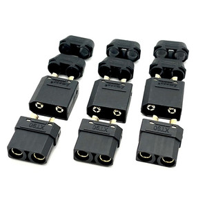 Maclan Racing - Maclan XT90 Connectors, Black, w/ 3 Female + 3 Male Plugs - MCL4269 Maclan Racing - Maclan XT90 Connectors, Black, w/ 3 Female + 3 Male Plugs - MCL4269