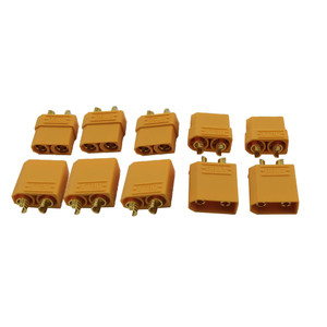 Racers Edge - XT90 Male & Female Plugs (5 pair) - 1680 Racers Edge - XT90 Male & Female Plugs (5 pair) - 1680