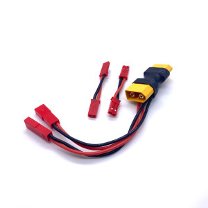 Reef's RC - XT60 Dual JST Connector w/ 2 Male-Male Adaptors - REEFS121 Reef's RC - XT60 Dual JST Connector w/ 2 Male-Male Adaptors - REEFS121