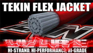 Tekin - FlexWire 12awg Silicon Power Wire 3' Black - TT3013 Tekin - FlexWire 12awg Silicon Power Wire 3' Black - TT3013