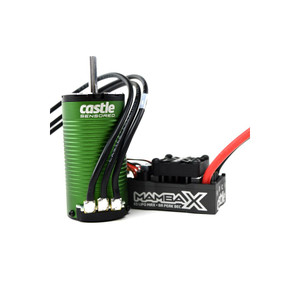 Castle Creations - MAMBA X SCT Sensored 25.2V WP ESC & 1415-2400KV 5mm Combo - 010-0160-01 Castle Creations - MAMBA X SCT Sensored 25.2V WP ESC & 1415-2400KV 5mm Combo - 010-0160-01