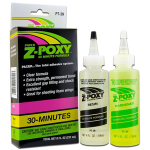 ZAP Glue - Z-Poxy 30 Minute Formula 8oz - PT-39 ZAP Glue - Z-Poxy 30 Minute Formula 8oz - PT-39