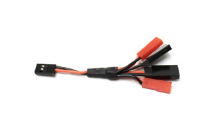 Racers Edge - Universal RX Power Splitter Female Servo x 2 JST x 2 - 1657