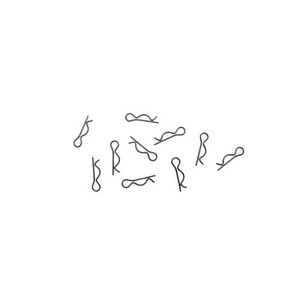 Racers Edge - Mini Body Clips (10) - 1050