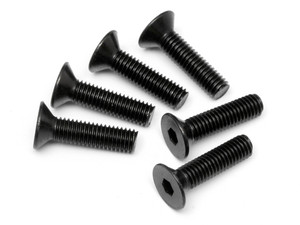HPI Racing - Flat Head Screw M5X20mm (Hex Socket/6pcs) - 94732