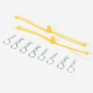 Dubro - Body Klip Retainers-Yellow - 2247 Dubro - Body Klip Retainers-Yellow - 2247