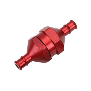Dubro - In-Line Fuel Filter, Red - 834 Dubro - In-Line Fuel Filter, Red - 834
