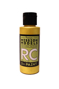 Mission Models - RC Paint 2 oz bottle Pearl Gold - MMRC-020 Mission Models - RC Paint 2 oz bottle Pearl Gold - MMRC-020