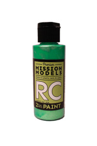 Mission Models - RC Paint 2 oz bottle Iridescent Teal - MMRC-034 Mission Models - RC Paint 2 oz bottle Iridescent Teal - MMRC-034