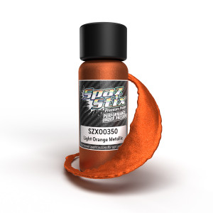 Spaz Stix - Light Orange Metallic Airbrush Ready Paint, 2oz Bottle - 00350 Spaz Stix - Light Orange Metallic Airbrush Ready Paint, 2oz Bottle - 00350