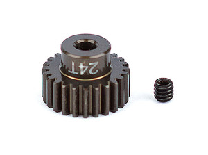 Team Associated - FT Aluminum Pinion Gear, 24T 48P, 1/8" shaft - 1342