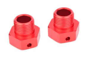 Corally - Wheel Hex Adapter - Wide RTR - Aluminum - 2 pcs: Dementor, - 00180-329