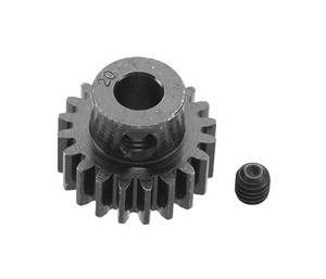 Robinson Racing - EXTRA HARD 20 TOOTH BLACKENED STEEL 32P PINION 5M/M - 8620 Robinson Racing - EXTRA HARD 20 TOOTH BLACKENED STEEL 32P PINION 5M/M - 8620