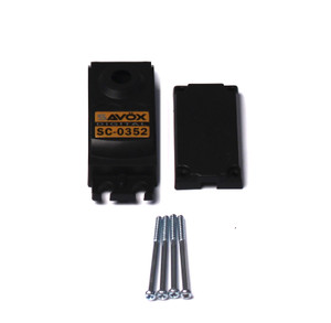 Savox - TOP & BOTTOM SERVO CASE WITH 4 SCREWS - CSC0352 Savox - TOP & BOTTOM SERVO CASE WITH 4 SCREWS - CSC0352