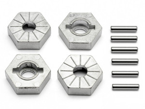 HPI Racing - Hex Wheel Hub 17mm (Silver) Savage X - 86804 HPI Racing - Hex Wheel Hub 17mm (Silver) Savage X - 86804