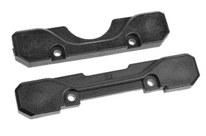 Corally - Suspension Arm Mount Covers, Rear, Composite, 1 Set, Spark - 00180-979