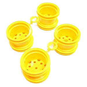 Tamiya - Front and Rear Wheel Set, Yellow, for Blackfoot - 9335763