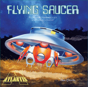 Atlantis Models - 1/72 The Flying Saucer UFO (Invaders) Plastic Model Kit - A256 Atlantis Models - 1/72 The Flying Saucer UFO (Invaders) Plastic Model Kit - A256