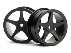 HPI Racing - Super Star Wheel (26mm Black) (1mm Offset) - 3696