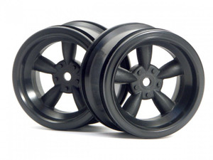 HPI Racing - Vintage 5 Spoke Wheel 31mm Black (6mm Offset) - 3821