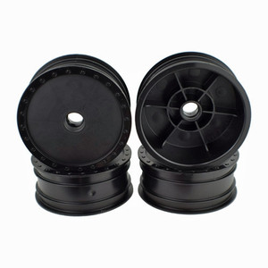 DE Racing - Borrego Buggy Wheels for Assoc B4/Front/Black/4pcs - BB4AFB DE Racing - Borrego Buggy Wheels for Assoc B4/Front/Black/4pcs - BB4AFB