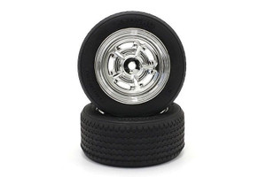 Kyosho - Glued Vintage TC Tire FZ02 (M / Rostyle Plate / 2pcs) - FATH703SMM Kyosho - Glued Vintage TC Tire FZ02 (M / Rostyle Plate / 2pcs) - FATH703SMM