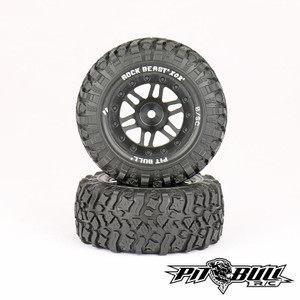 Pit Bull Tires - Pre-Mounted 2.2/3.0 Rock Beast XOR B/SC (Basher Edition) - PB9004BKW Pit Bull Tires - Pre-Mounted 2.2/3.0 Rock Beast XOR B/SC (Basher Edition) - PB9004BKW