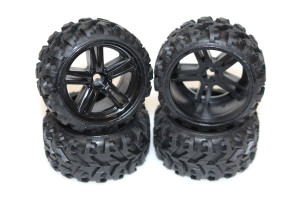 Rage RC - Assembled Wheels & Tires (4); Mini Trek - C2468 Rage RC - Assembled Wheels & Tires (4); Mini Trek - C2468