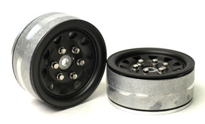 Gmade - 1.9 SR04 Beadlock Wheels (Matt Black) - 70494