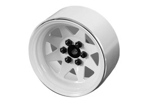 RC4WD - 6 Lug Wagon 2.2" Steel Stamped Beadlock Wheels (White) - ZW0146 RC4WD - 6 Lug Wagon 2.2" Steel Stamped Beadlock Wheels (White) - ZW0146
