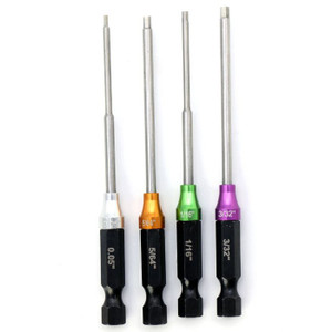 Power Hobby - RC Hex Driver 1/4" Power Tool Tip Set Standard 0.05'' 1/16'' - PHT005 Power Hobby - RC Hex Driver 1/4" Power Tool Tip Set Standard 0.05'' 1/16'' - PHT005
