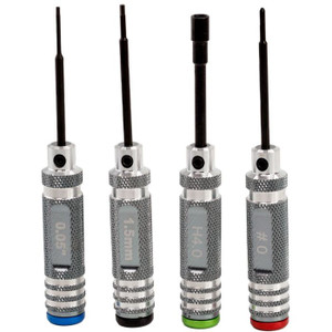 Power Hobby - 0.05" 1.5mm Hex 4.0mm Nut #0 Driver Tool Set, for 1/24 / - SCX24762 Power Hobby - 0.05" 1.5mm Hex 4.0mm Nut #0 Driver Tool Set, for 1/24 / - SCX24762
