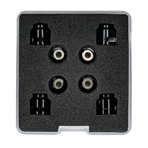 Racers Edge - Magnetic Body Hole Mounting Kit - Black - 1031 Racers Edge - Magnetic Body Hole Mounting Kit - Black - 1031