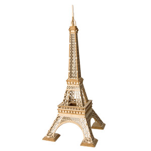 Robotime - Classic 3D Wood Puzzles; Eiffel Tower - TG501 Robotime - Classic 3D Wood Puzzles; Eiffel Tower - TG501