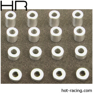 Hot Racing - M3 Medium Aluminum Standoff Spacer (16) - SPC3006 Hot Racing - M3 Medium Aluminum Standoff Spacer (16) - SPC3006