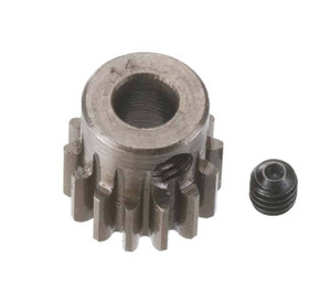 Robinson Racing - HARD 5MM BORE(.8) PINION 14T - 8714