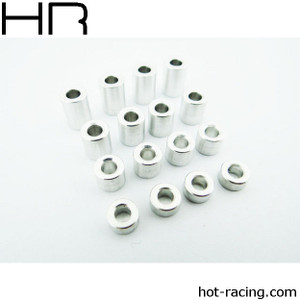 Hot Racing - M3 3 -9mm Aluminum Standoff Spacer (16) - SPC3007 Hot Racing - M3 3 -9mm Aluminum Standoff Spacer (16) - SPC3007